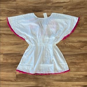 Mud Pie pompom women’s Cover Up